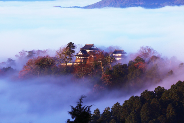 日本三大山城の一つ備中松山城