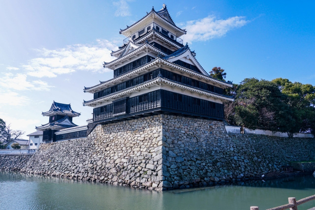 日本三大水城の一つ中津城