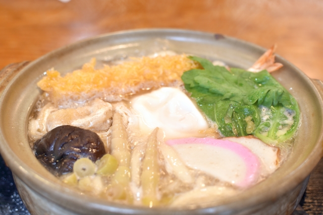 鍋焼きうどん　(愛媛県）