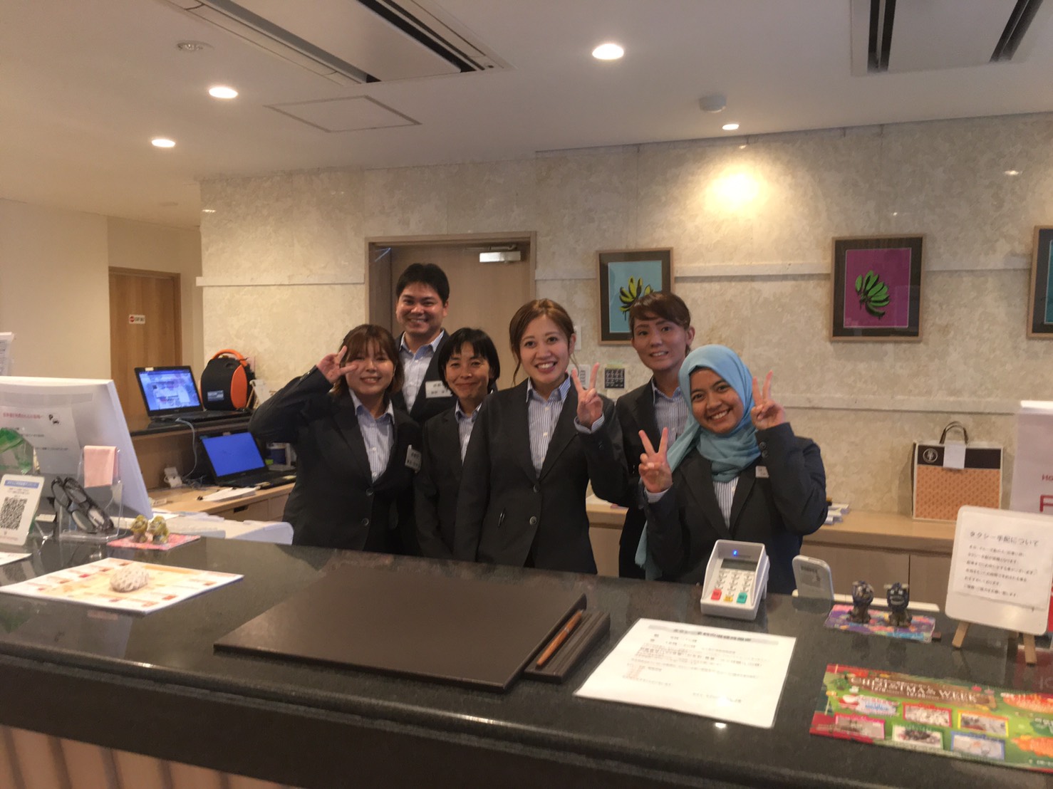 リゾートバイト　ホテルのフロントスタッフ