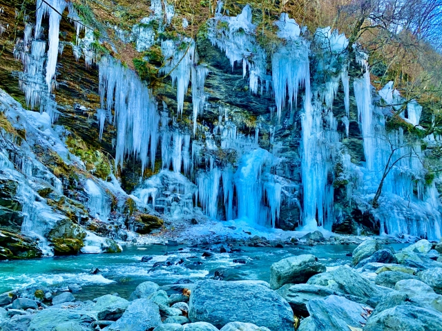 三十槌の氷柱（埼玉県）