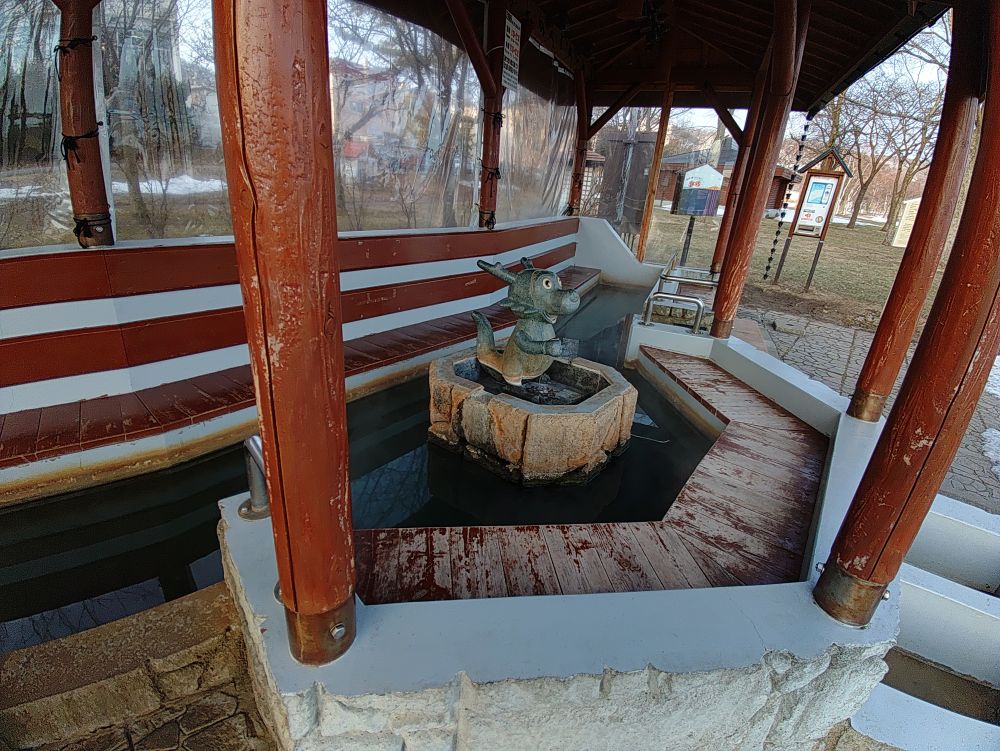 洞爺湖温泉の足湯