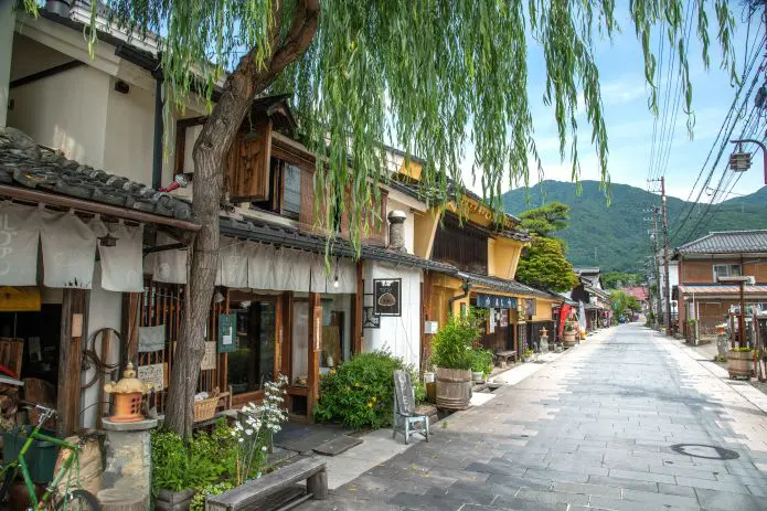 上田の城下町