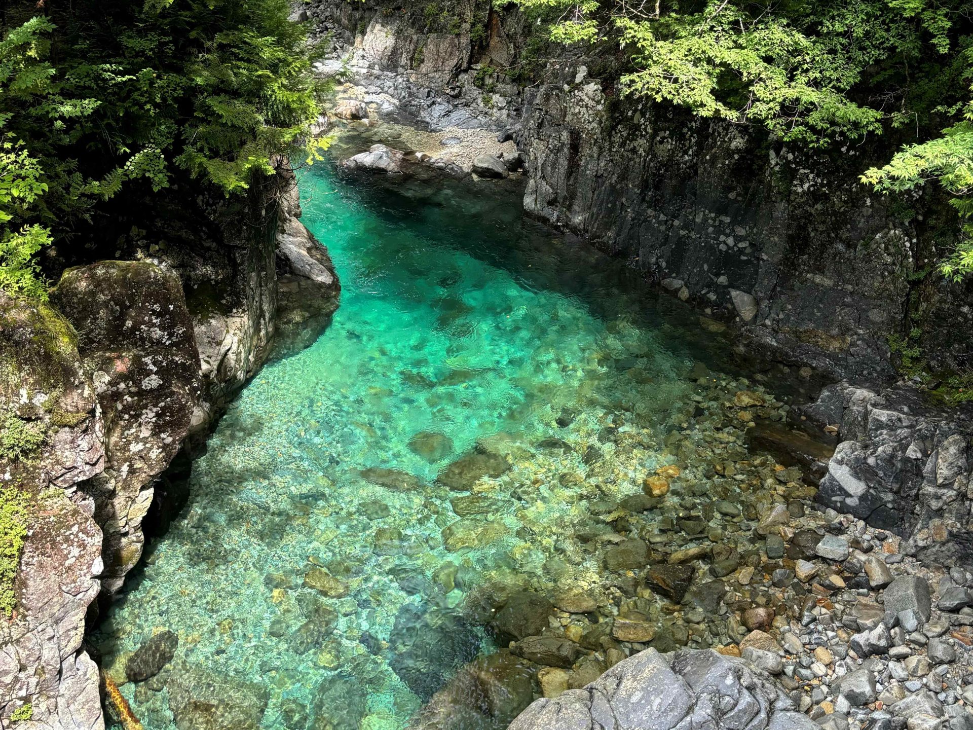 阿寺渓谷