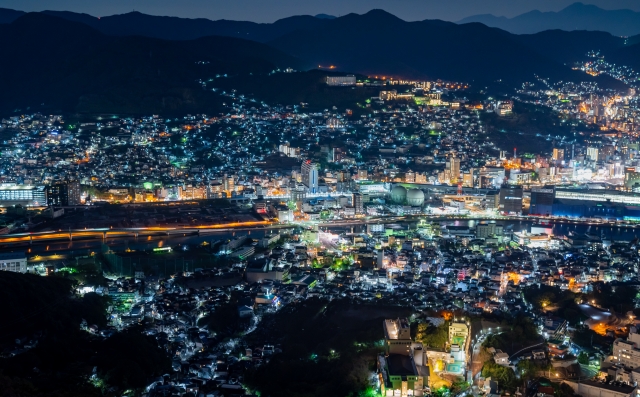 1000万ドルの夜景。稲佐山
