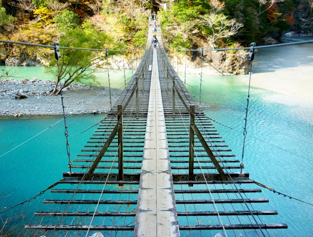 3.夢のつり橋 寸又峡/静岡県川根本町