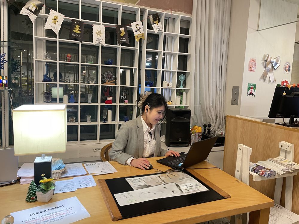 リゾートバイトの受付業務