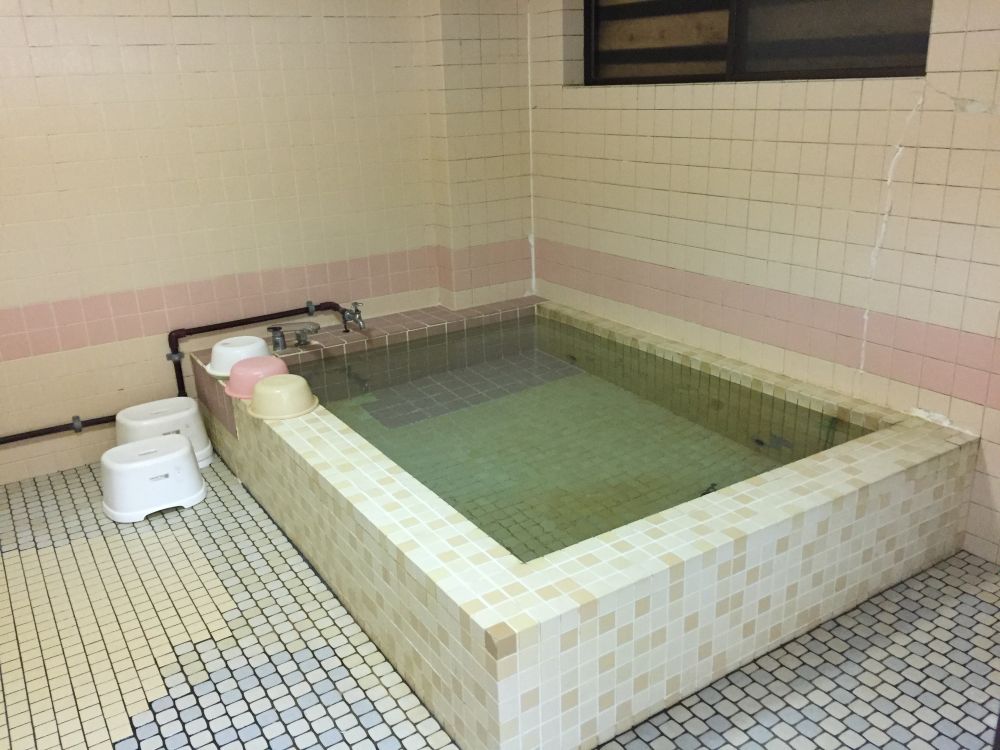 スキー場の共同風呂