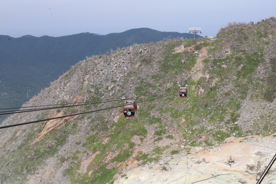 大涌谷　ロープウェイ