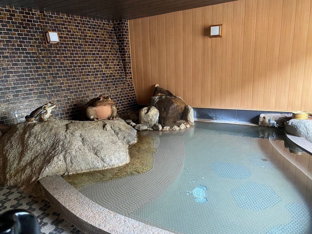 リゾートバイトの旅館の温泉