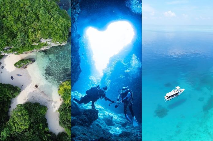 ドローン撮影した宮古島