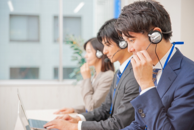 派遣会社のコールセターイメージ