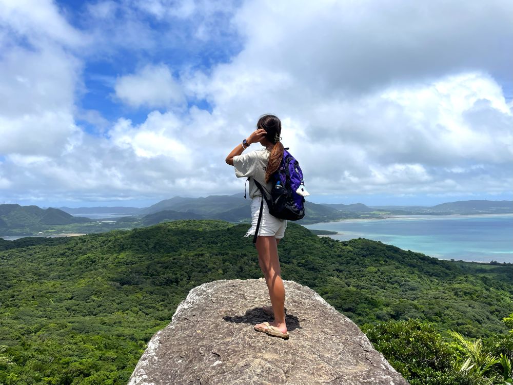 屋良部岳　山頂からの景色