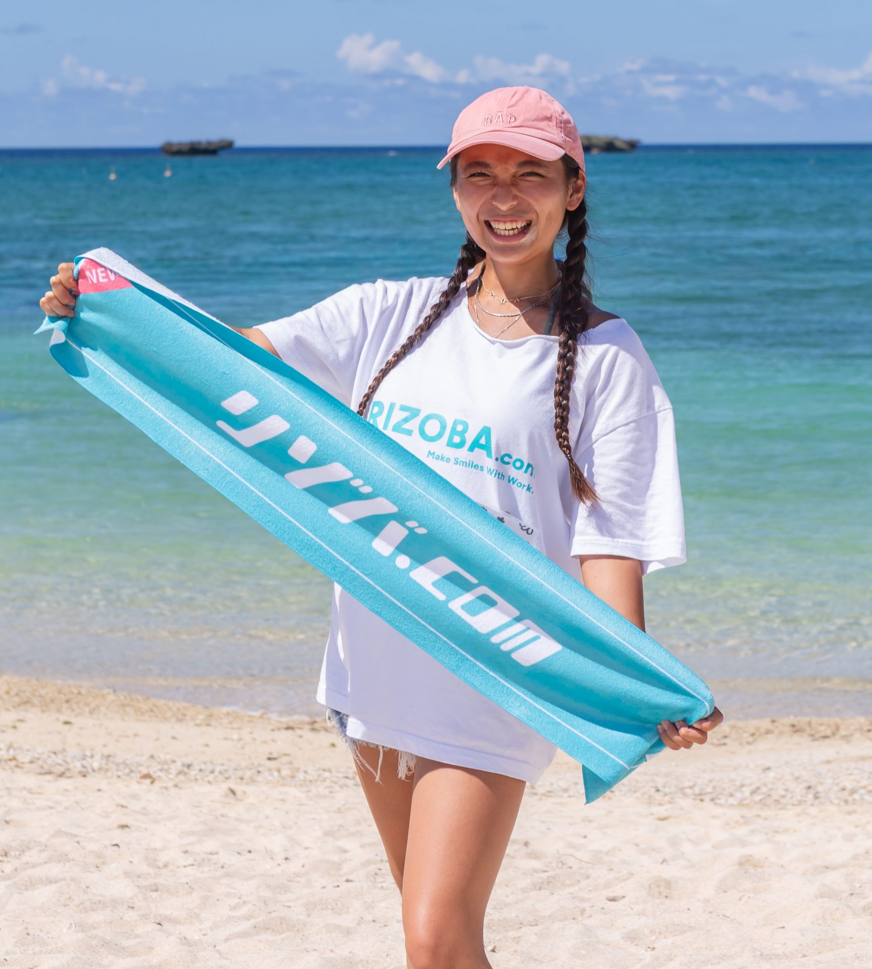 リゾートバイトを楽しんでいるmisakiさん