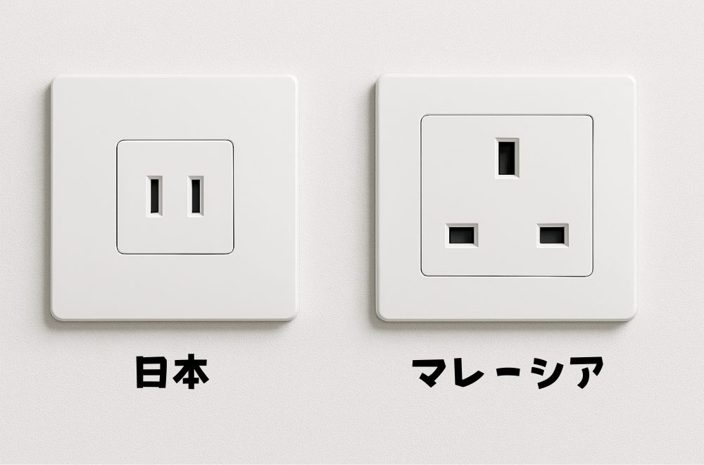 日本と海外のコンセント比較