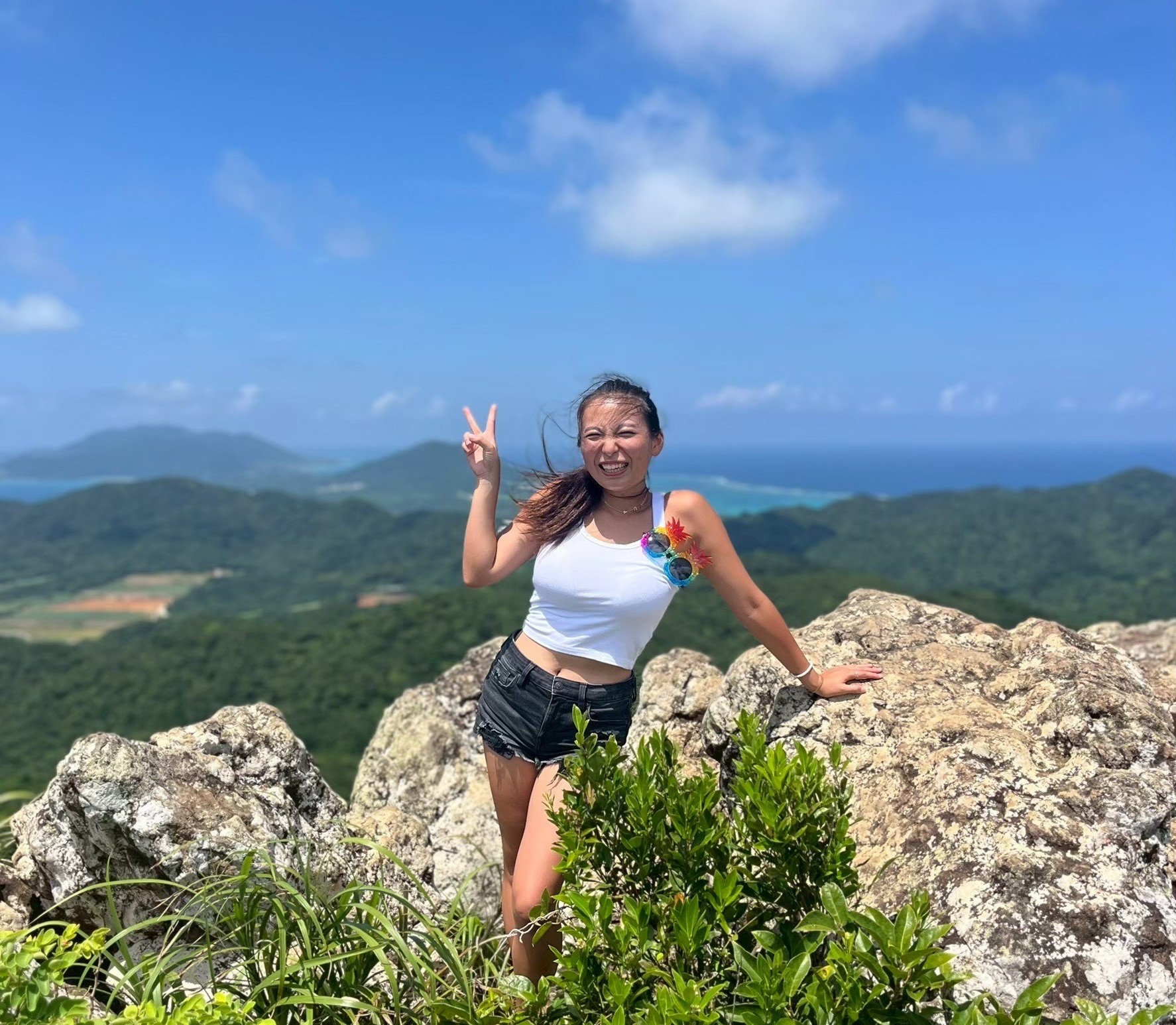 野底マーペーの山頂で撮影した1枚