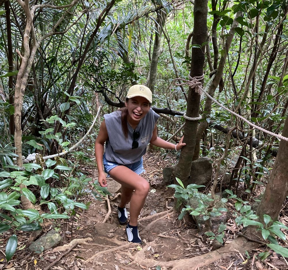 野底マーペの山道