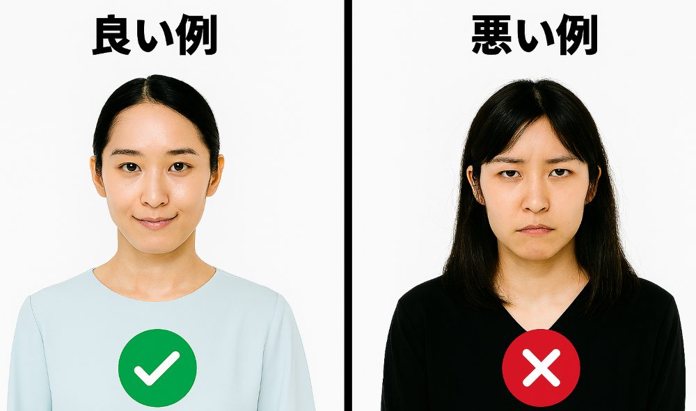 リゾートバイトの履歴書の写真例