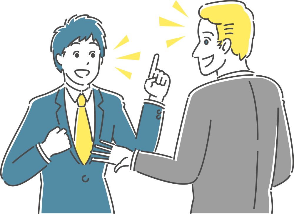 外国人とのコミュニケーション　イメージ