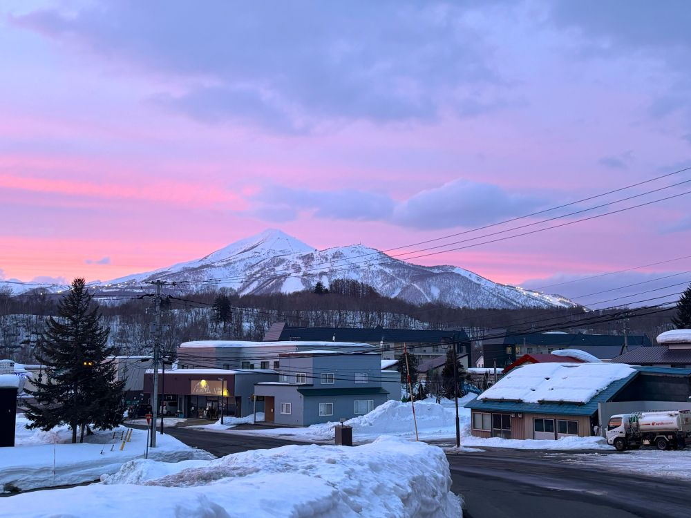 ニセコの夕暮れ