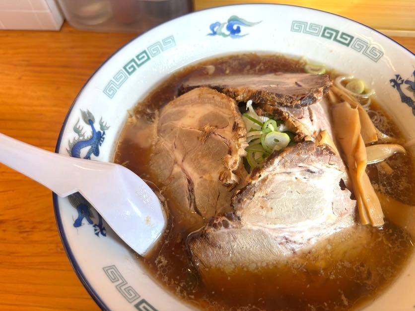 登山軒のラーメン