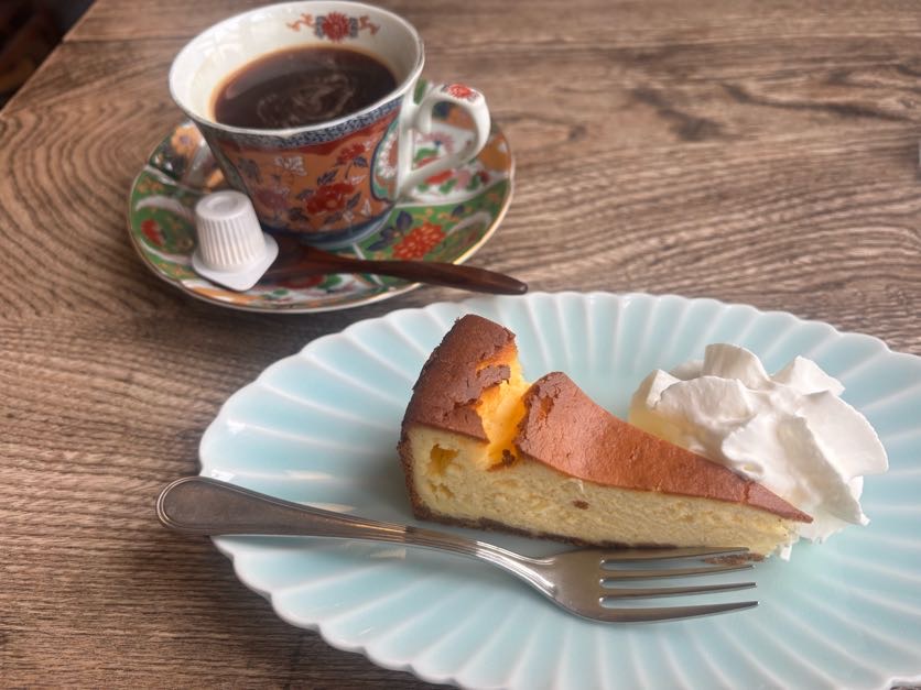 駅舎のチーズケーキ
