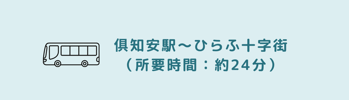 ひらふ十字街までのアクセス