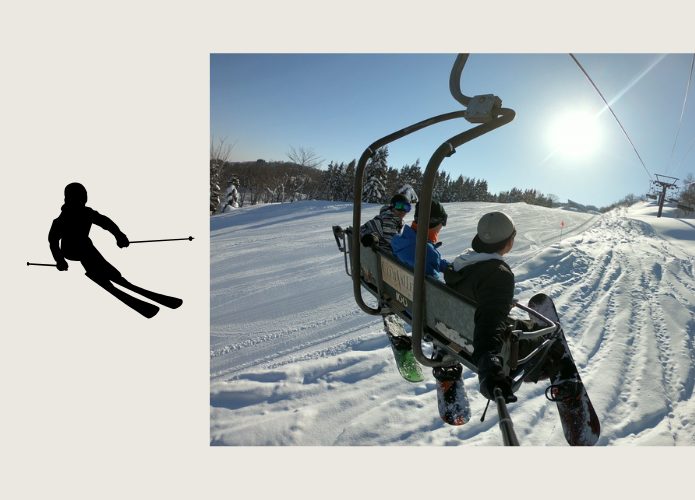 スキースノーボードをする