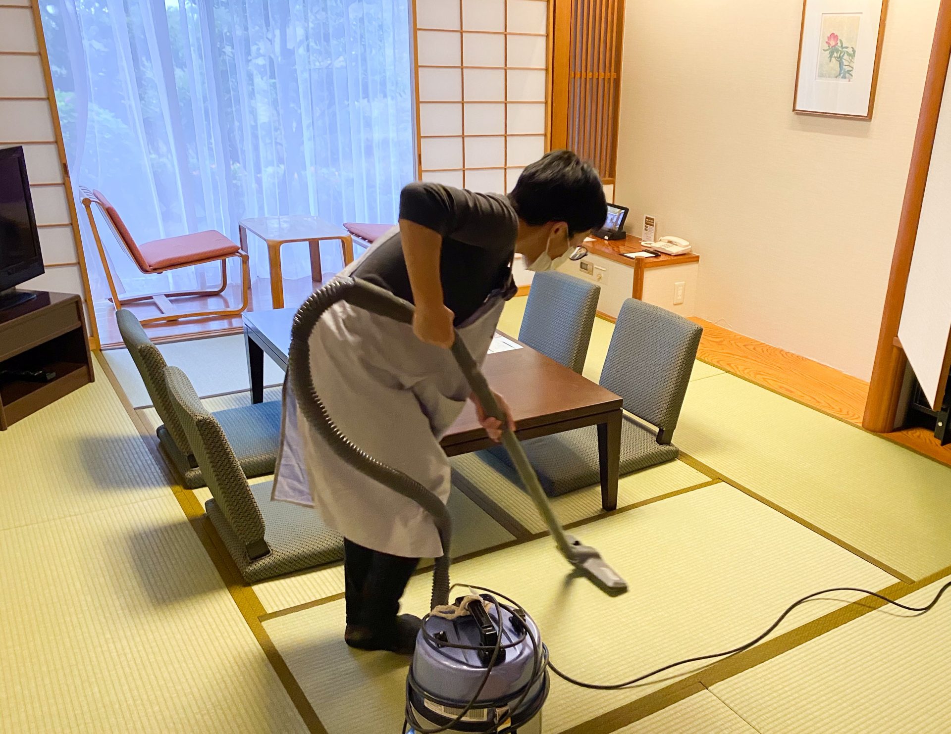 客室清掃